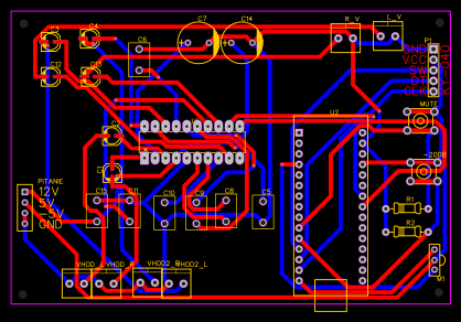 Tda8425 and arduino - OSHWLab
