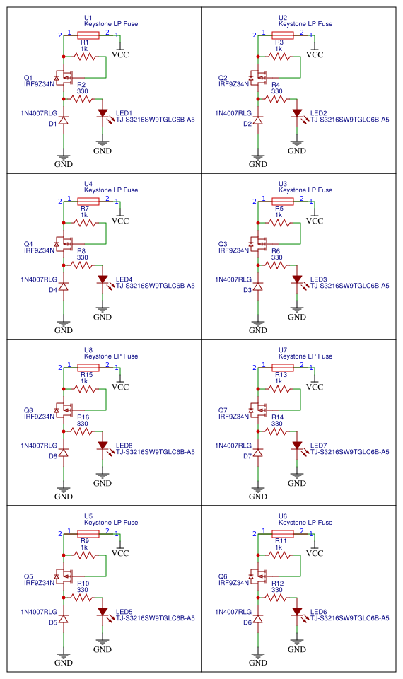 UFV Racing R2 Mosfet PDB - EasyEDA open source hardware lab