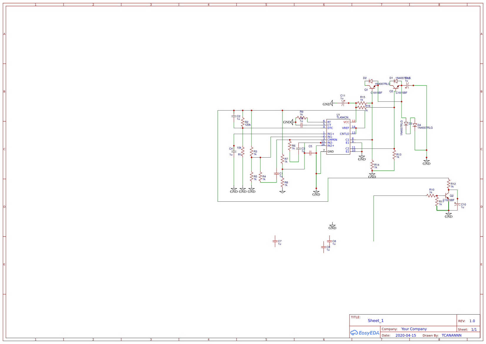 Slayer Exciter Circuit (Eletroboom) EasyEDA
