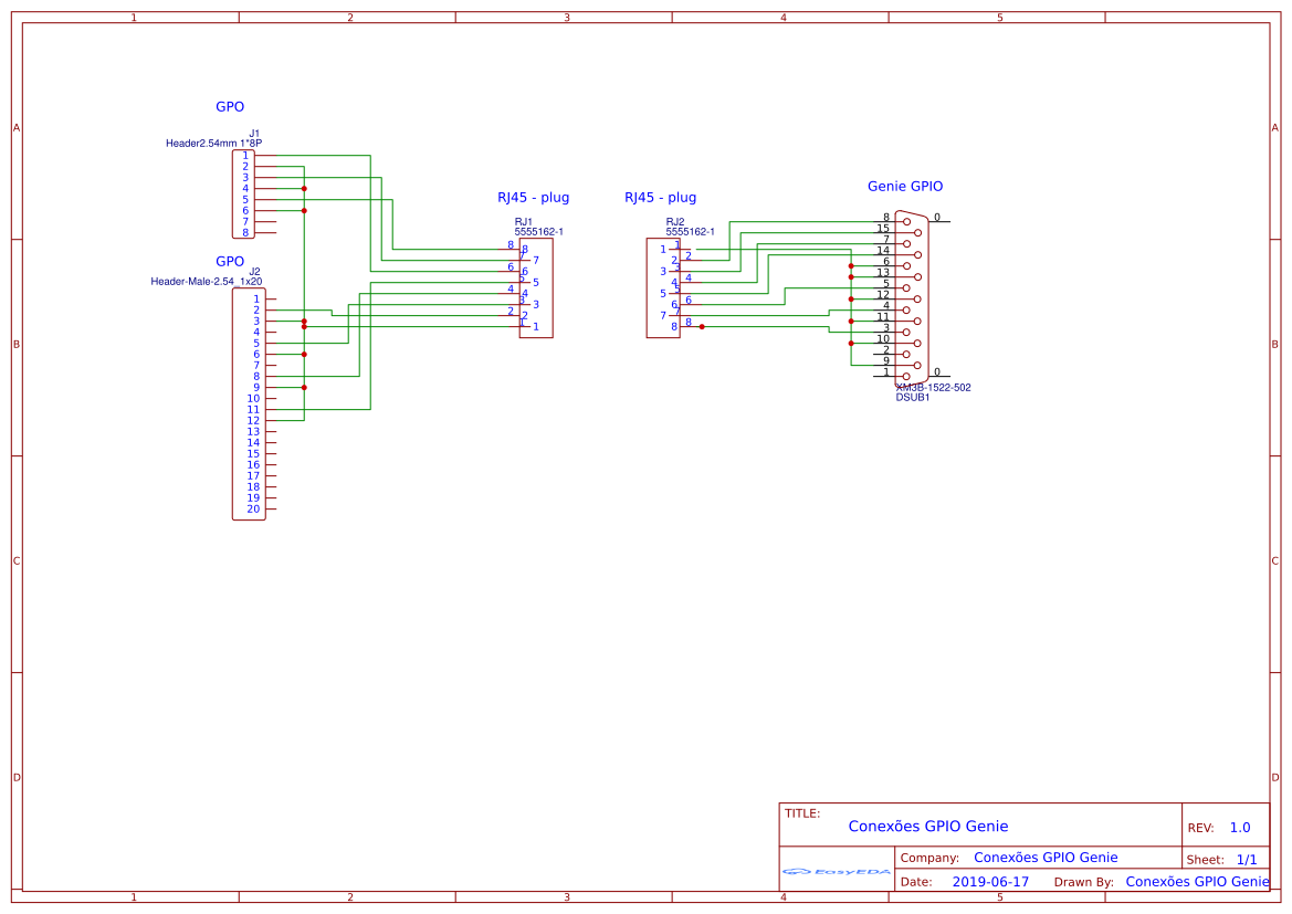 Conexoes Gpo Genie Easyeda
