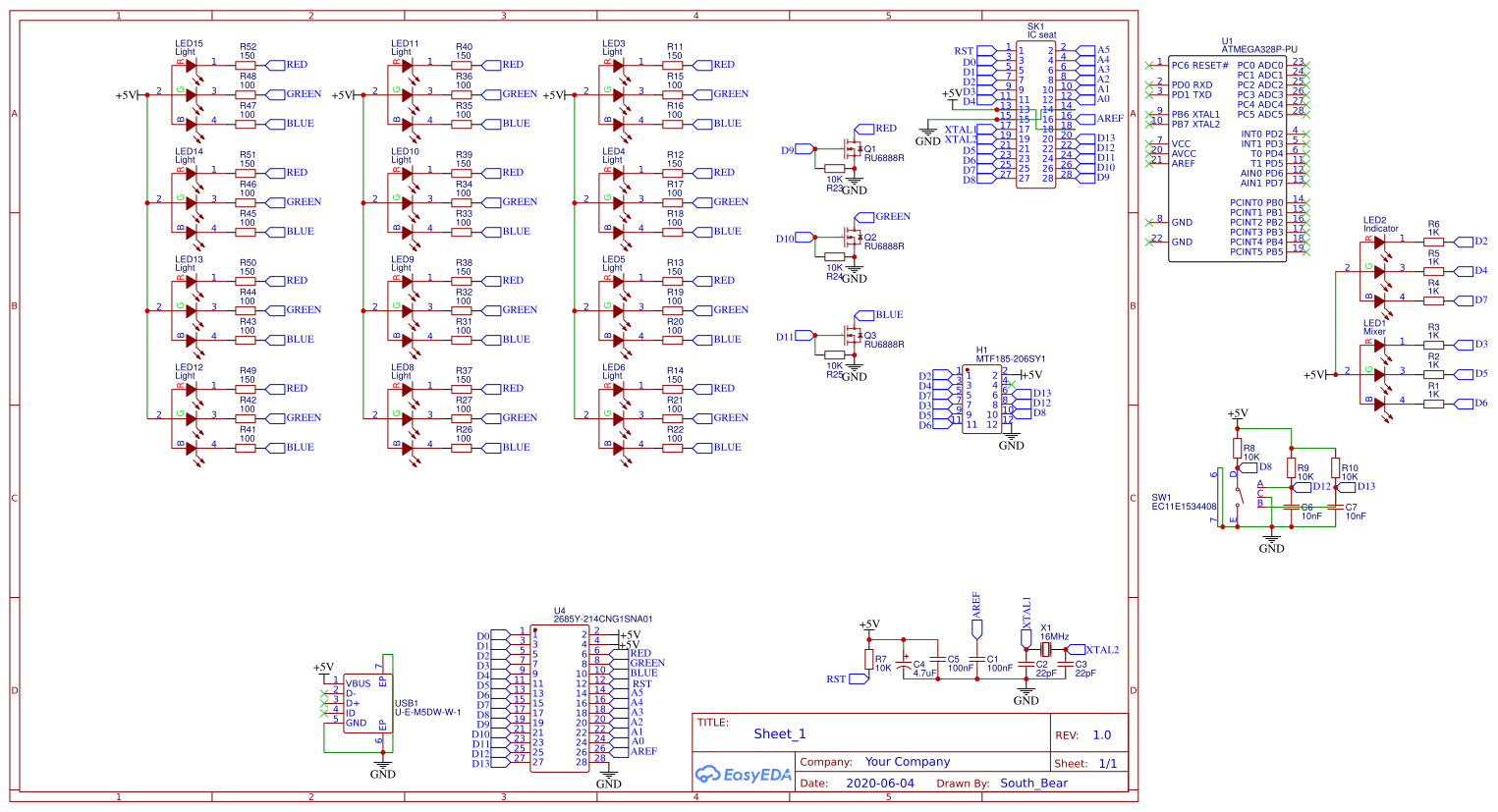RGB Driver MainBoard - Platform for creating and sharing projects - OSHWLab