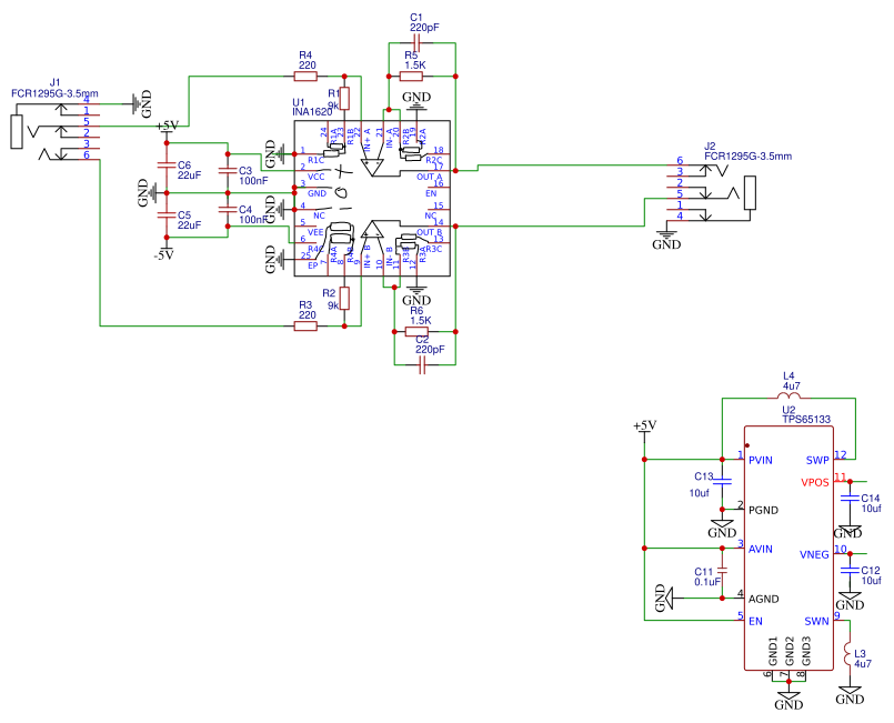 Ina620 Module Ina1620 - EasyEDA open source hardware lab