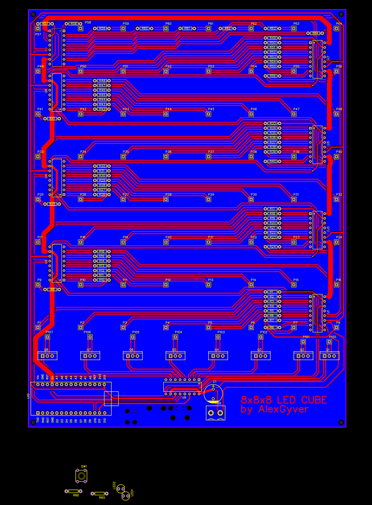 LED Cube copy - EasyEDA open source hardware lab