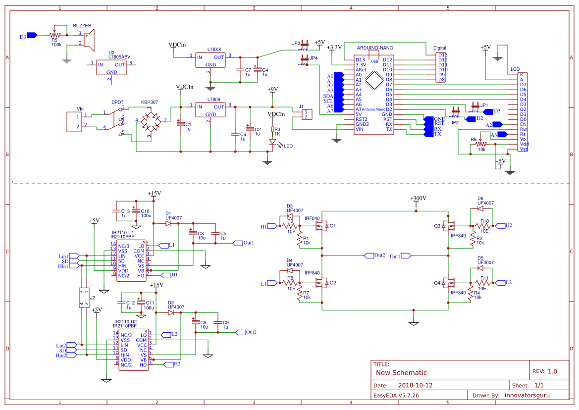 Automatic electrical car - EasyEDA open source hardware lab