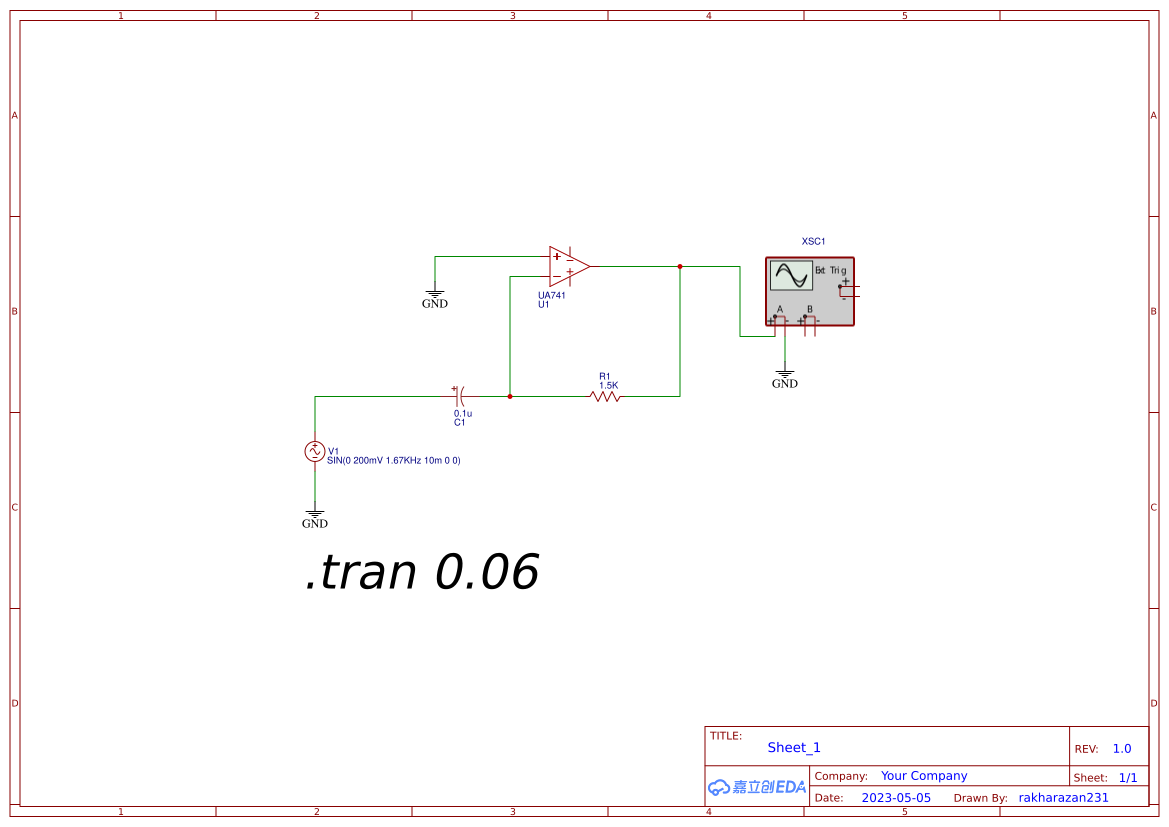 MOD9 - Filter Aktif pada Op-Amp - EasyEDA open source hardware lab