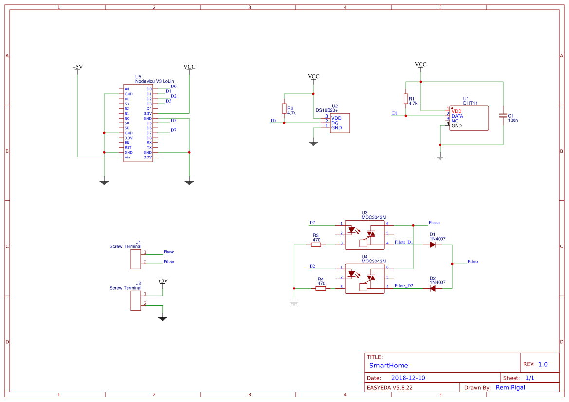 SmartHome - Platform for creating and sharing projects - OSHWLab