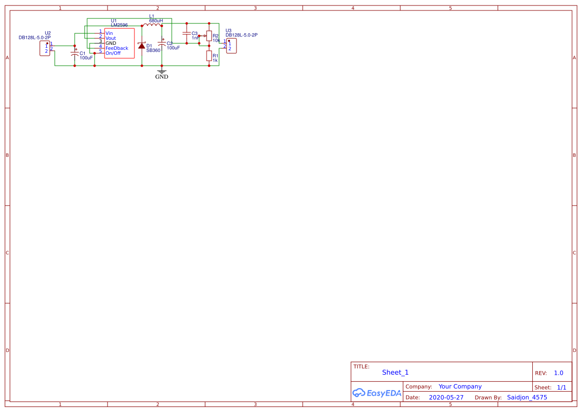 LM2596 - EasyEDA open source hardware lab