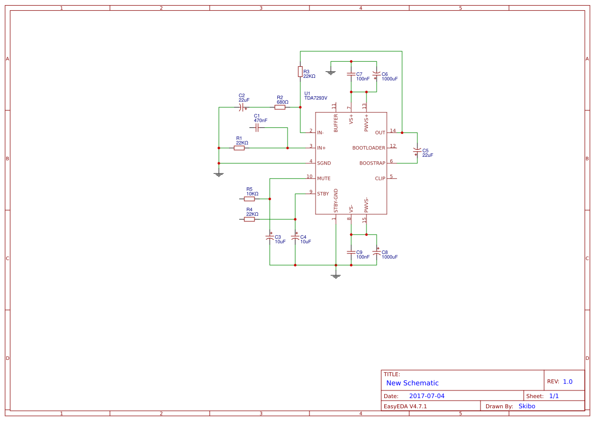 TDA7293 - EasyEDA open source hardware lab