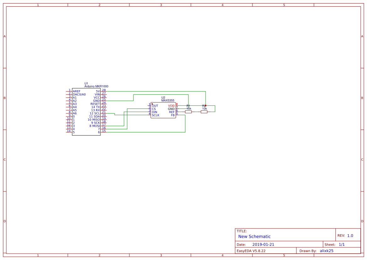 Spi Dac Module Arduino SPI DAC MAX5355 Arduino MKR1000_AKalliojarvi - Platform for creating ...