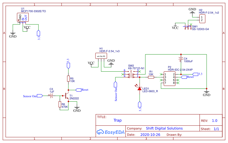 New Rodent - EasyEDA open source hardware lab