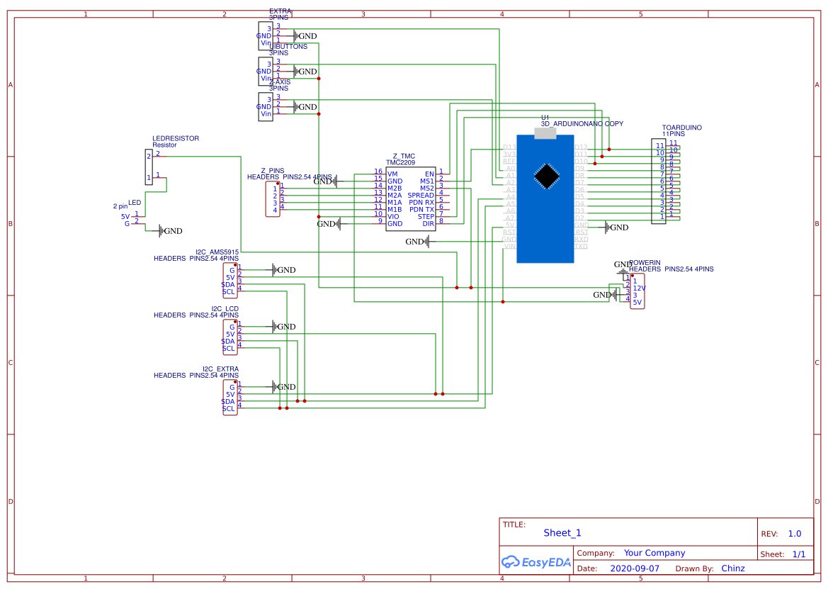 Arduino, driver and sensor - EasyEDA open source hardware lab