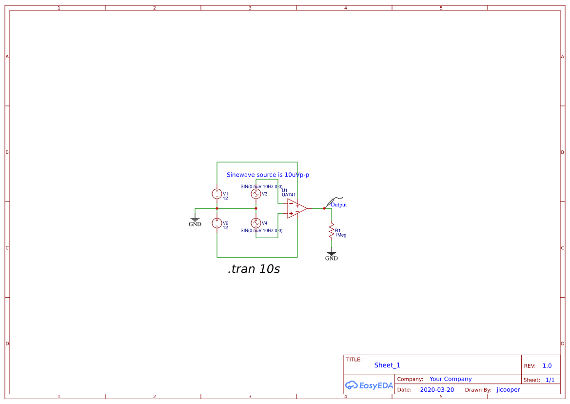 OpAmp_0001_OpenLoopAmplifier EasyEDA open source hardware lab