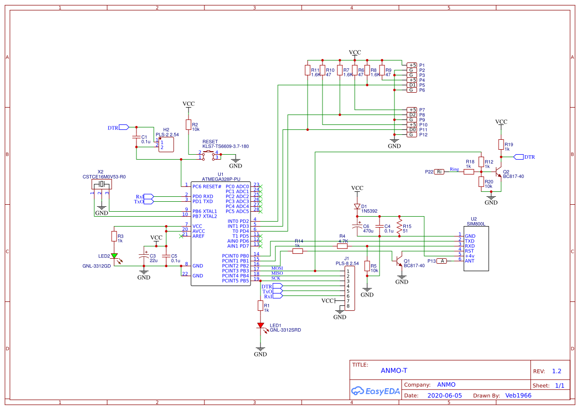 ANMO-3H - Platform for creating and sharing projects - OSHWLab