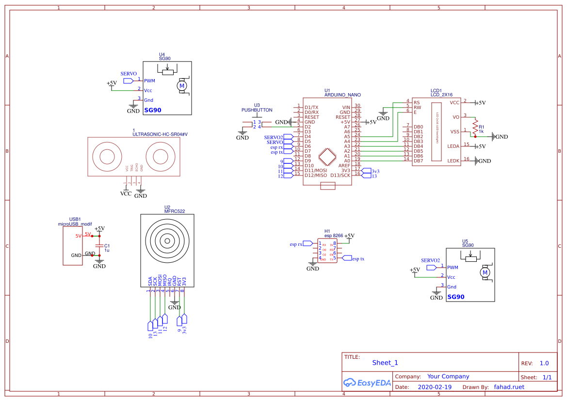 digital toll booth EasyEDA open source hardware lab