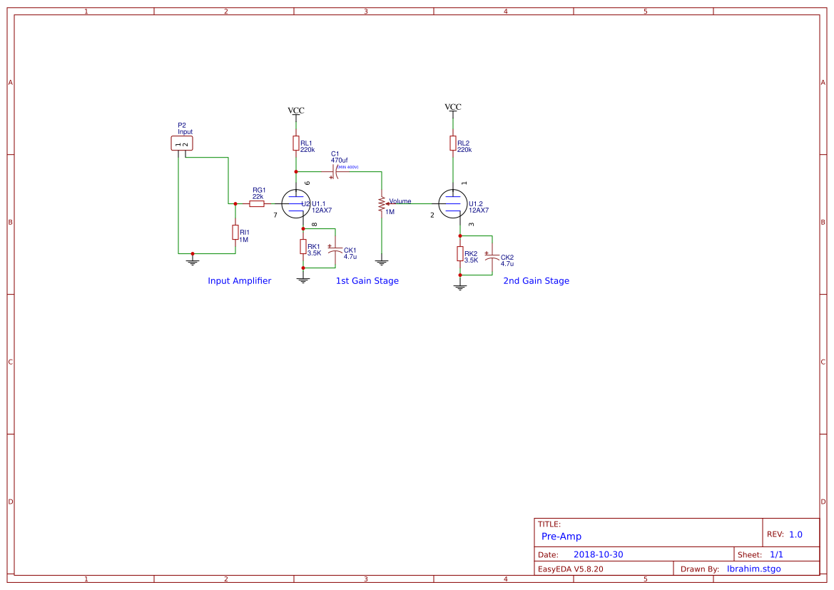 Tube Amplifier OSHWLab