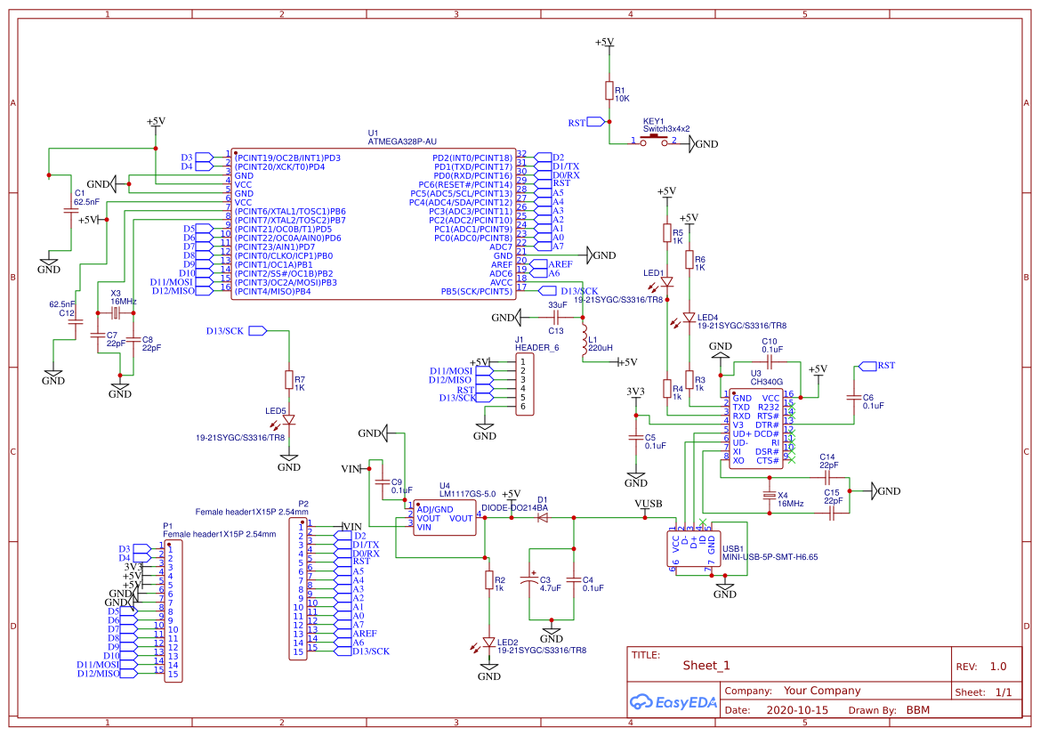 Arduino01 - EasyEDA open source hardware lab