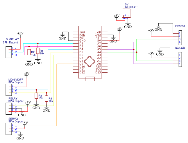 Fish Feeder - EasyEDA open source hardware lab