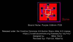 LilyPad Pixel Board (Open hardware) - OSHWLab