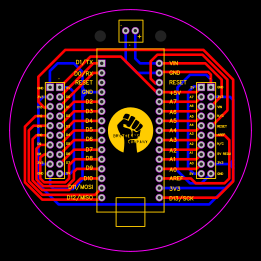 PCB STAGE ARDUINO - EasyEDA open source hardware lab