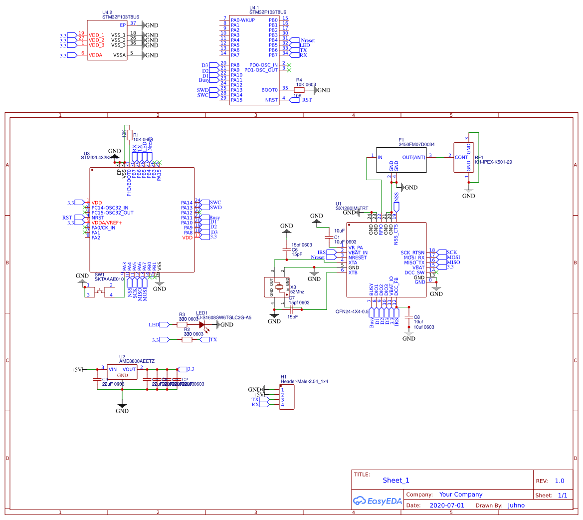 Elrs 2.4rx 15x9.5mm copy - EasyEDA open source hardware lab