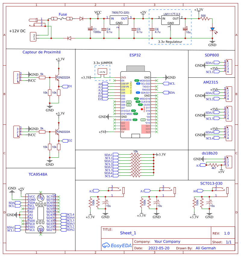 esp32 projet elamraoui - OSHWLab