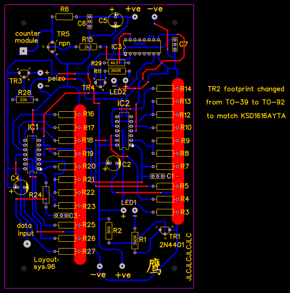 Geiger Interface Module OSHWLab
