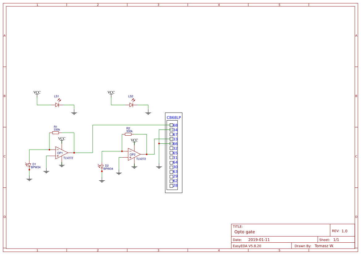 opto_gate EasyEDA open source hardware lab