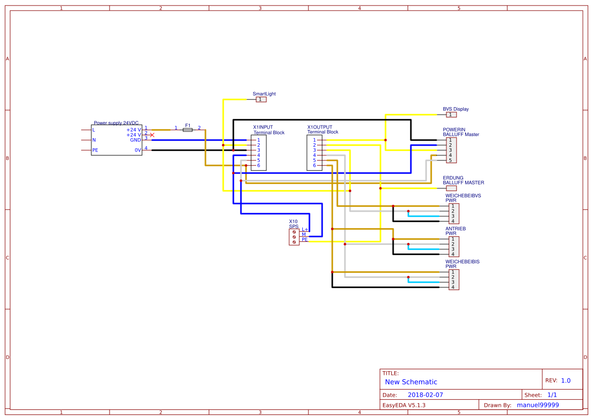 FlexLink Verdrahtung Box - EasyEDA open source hardware lab