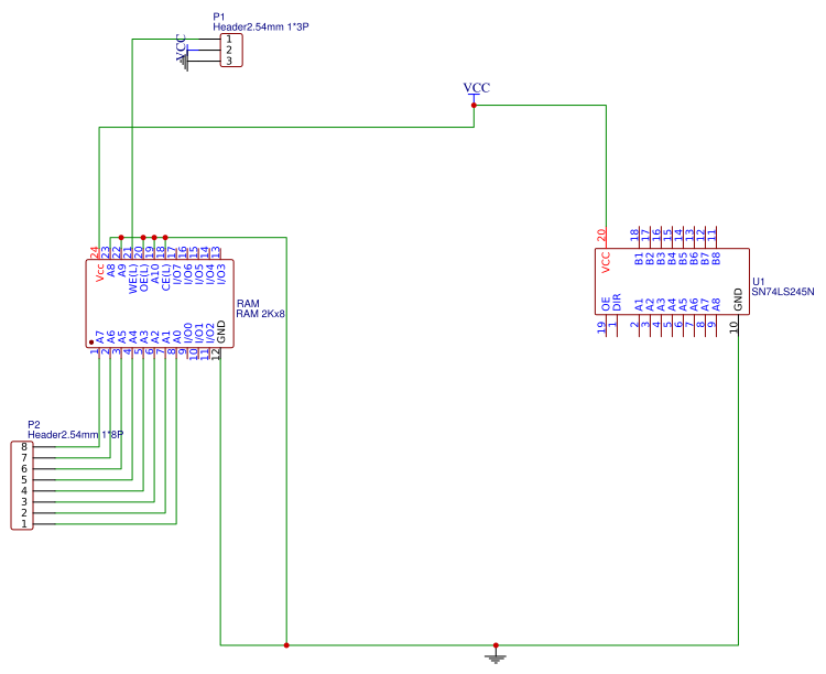 8 Bit RAM - EasyEDA open source hardware lab