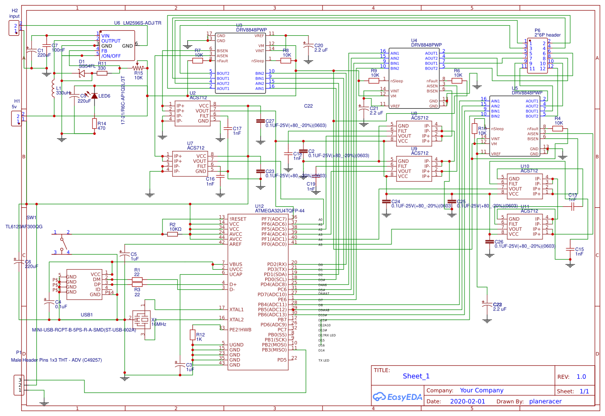 GearDoorSeqencer - EasyEDA open source hardware lab