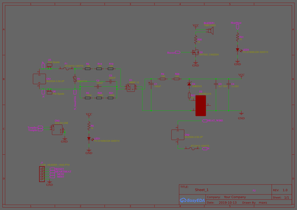 CB radio PC digimode interface EasyEDA