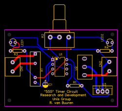 adjustable 555 timer print - EasyEDA open source hardware lab