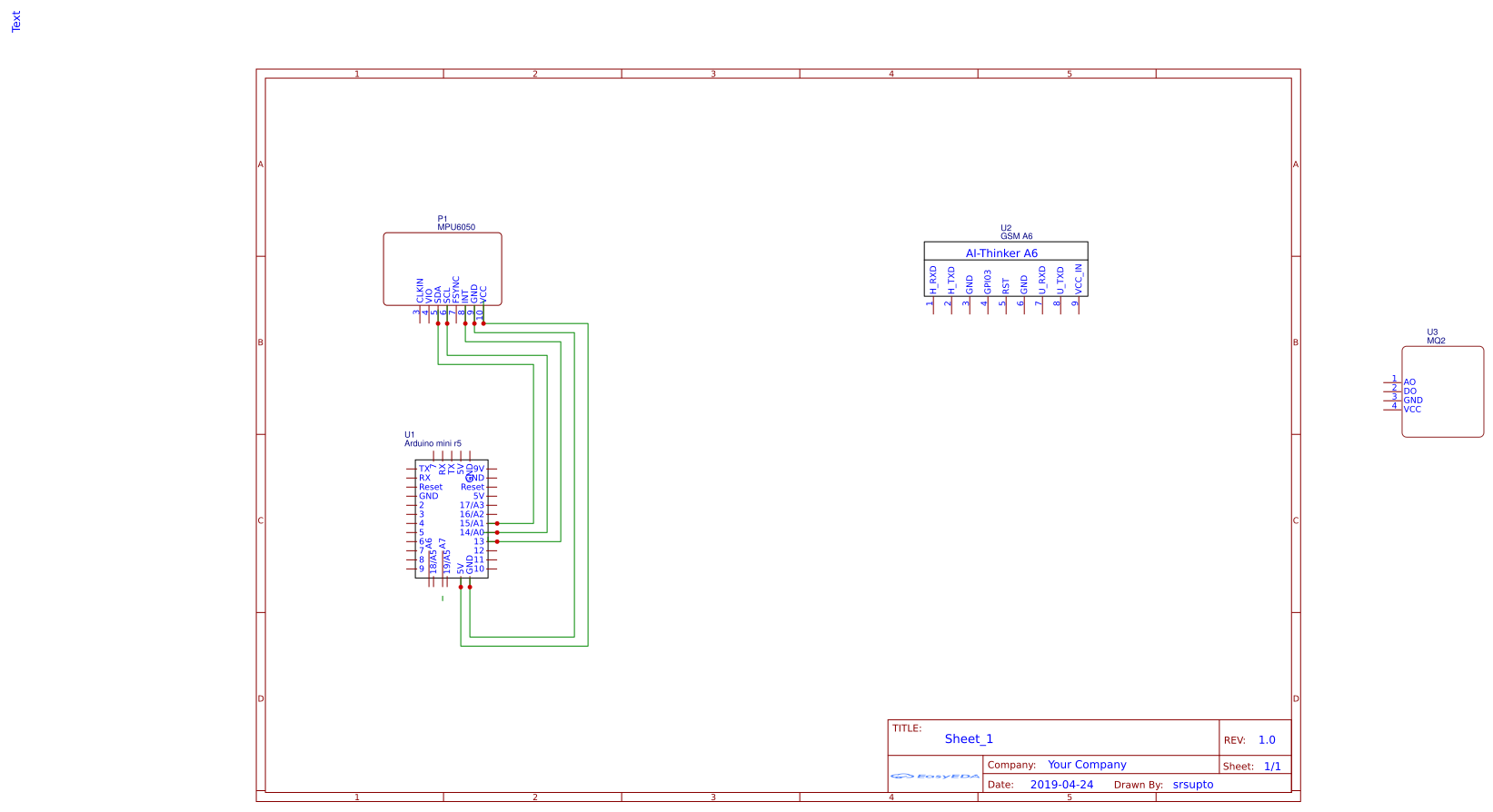 fire detection and earth quakealarm - EasyEDA open source hardware lab