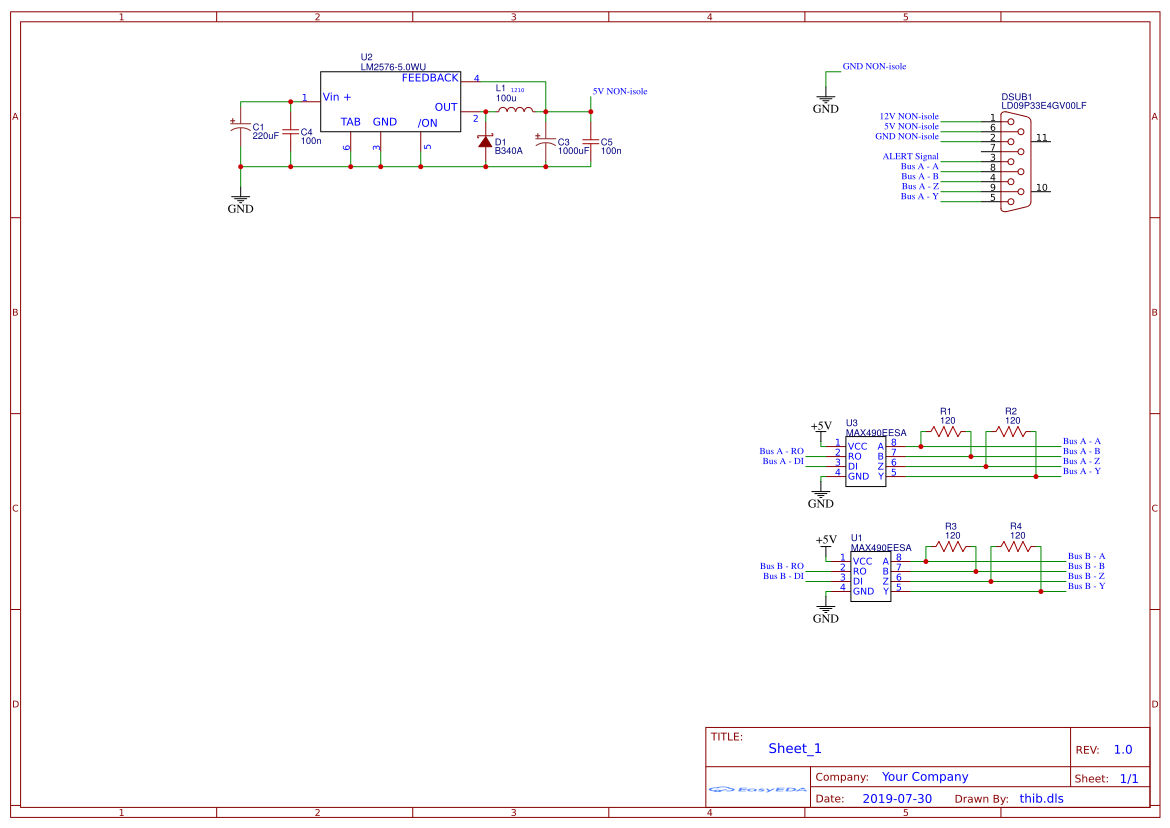 OTHER - (IP) RS-485 communication Slave - EasyEDA open source hardware lab