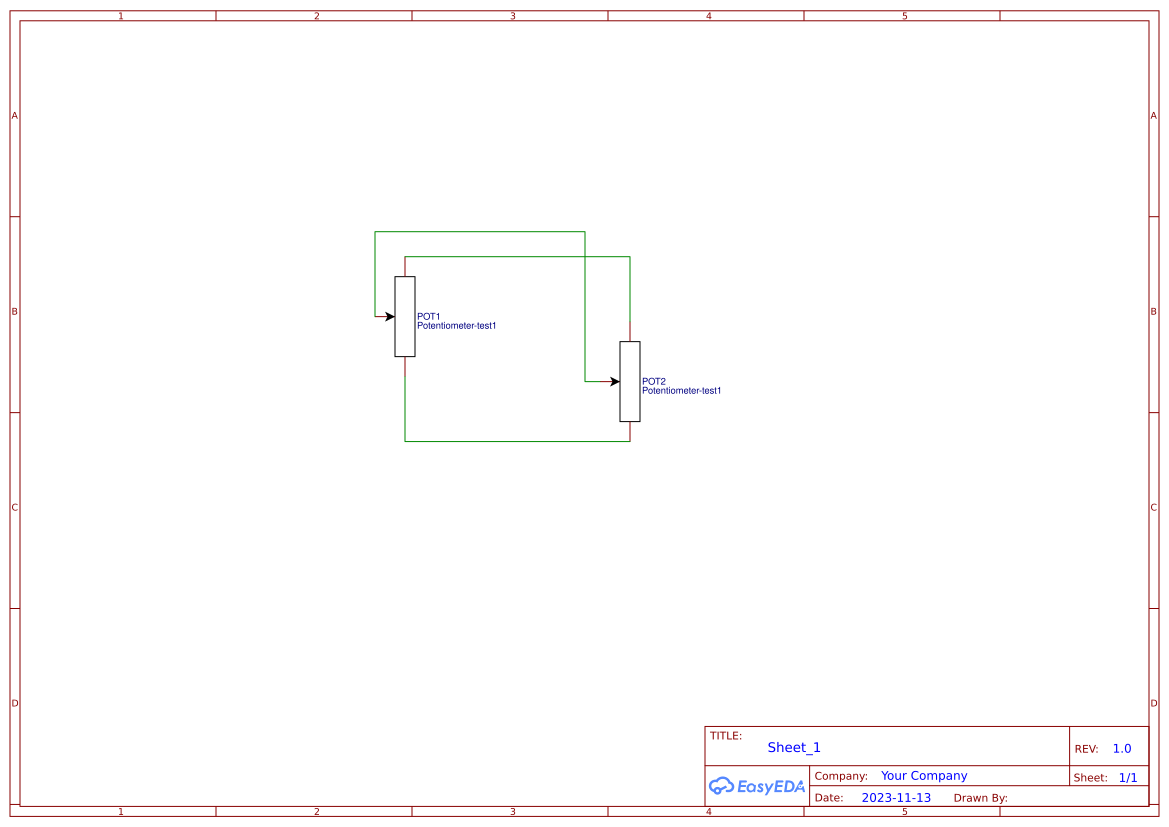 testpotentiometer EasyEDA open source hardware lab