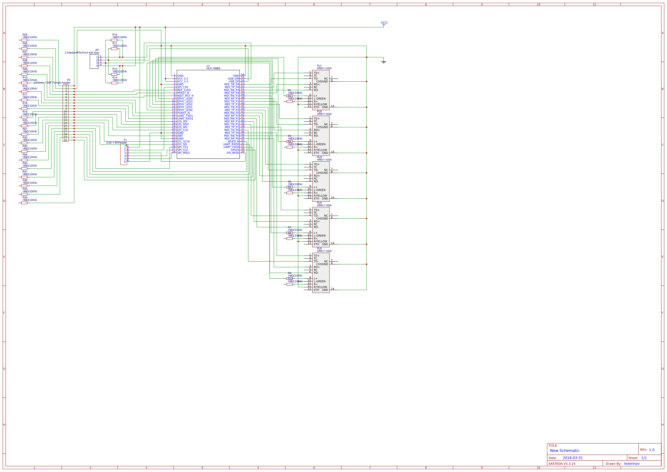 HLKMT7688A EasyEDA open source hardware lab