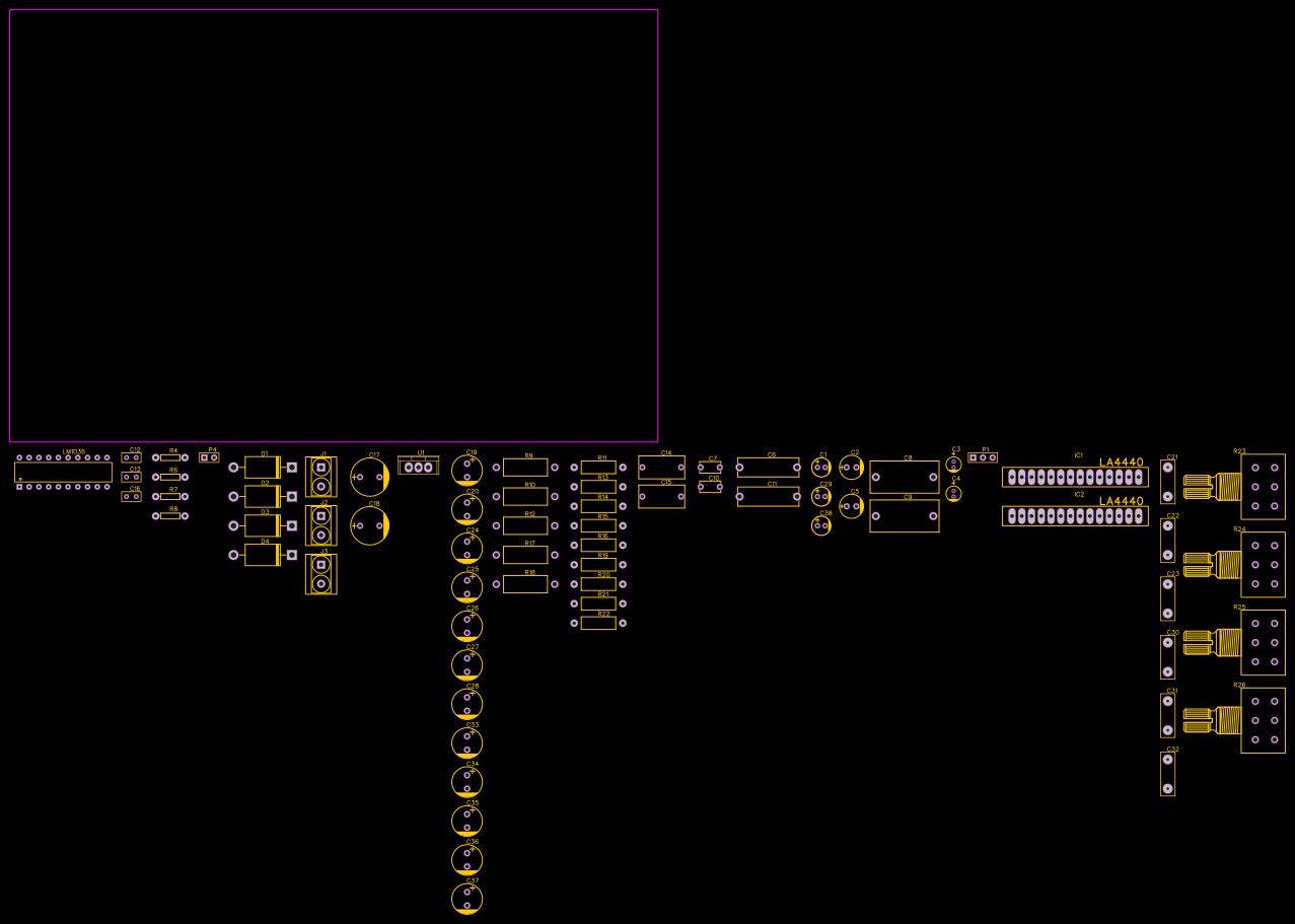 La4440 amplifier with bass treble using lm1036 - OSHWLab