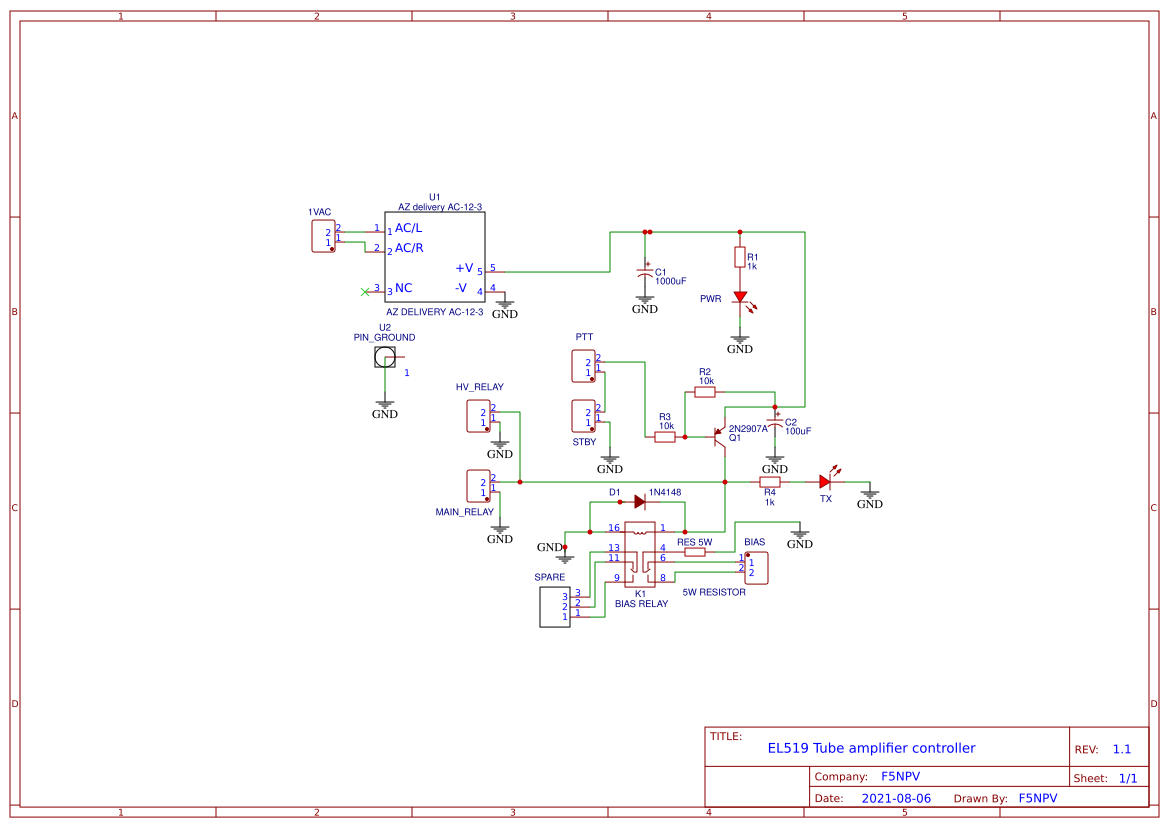 EL519 AMPLIFIER CONTROLLER - OSHWLab