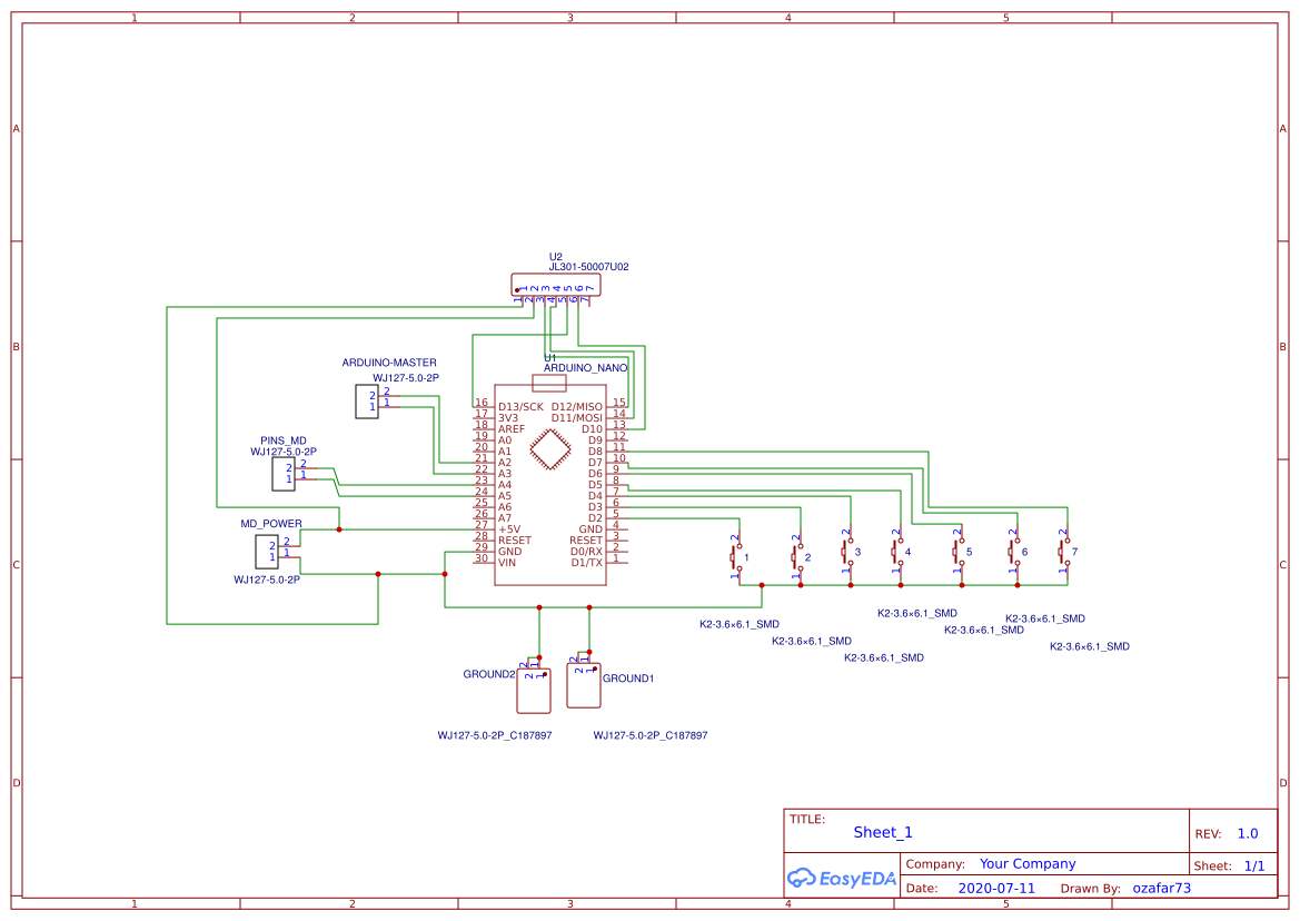 Slaves arduino - EasyEDA open source hardware lab