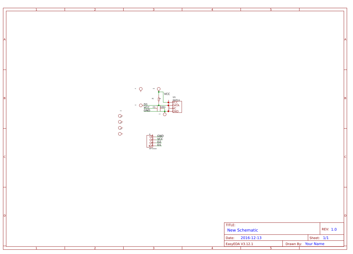Grove Temperature&Humidity Sensor v1.2 OSHWLab