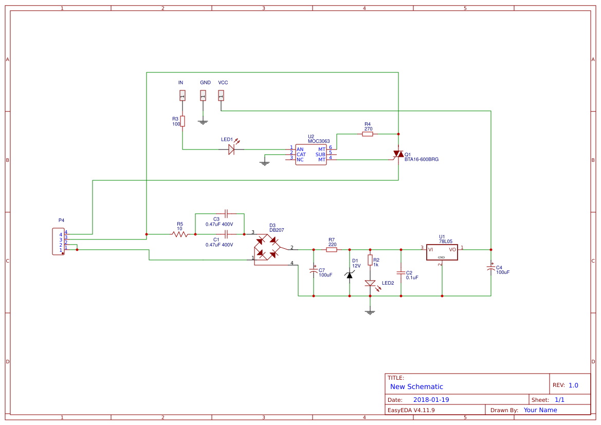 Выключатель на тиристоре - OSHWLab