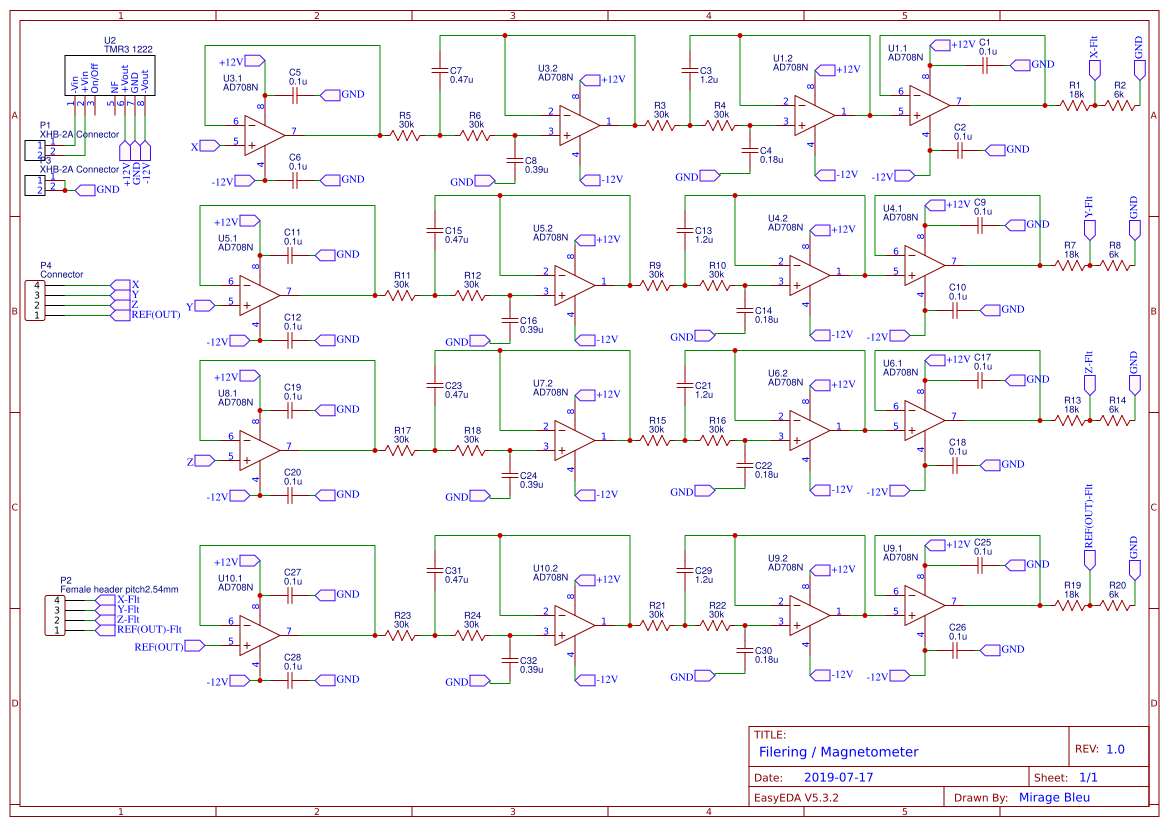 Magnetometer Pcb Magnétomètre - OSHWLab