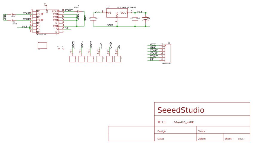 Grove - 3-Axis Analog Accelerometer - OSHWLab