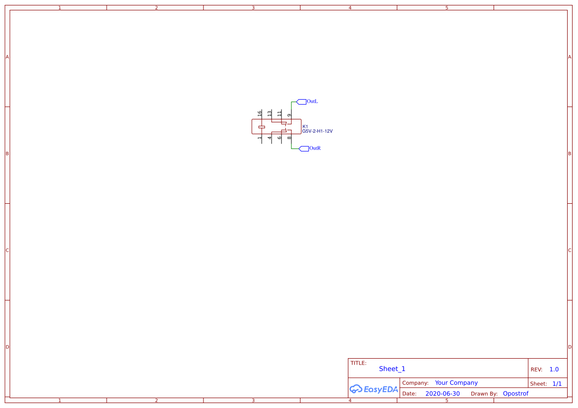 Headphone Amplifier Rod Elliott (ESP) EasyEDA open source hardware lab