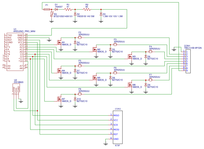 PWM controller with Arduino Pro Mini - OSHWLab