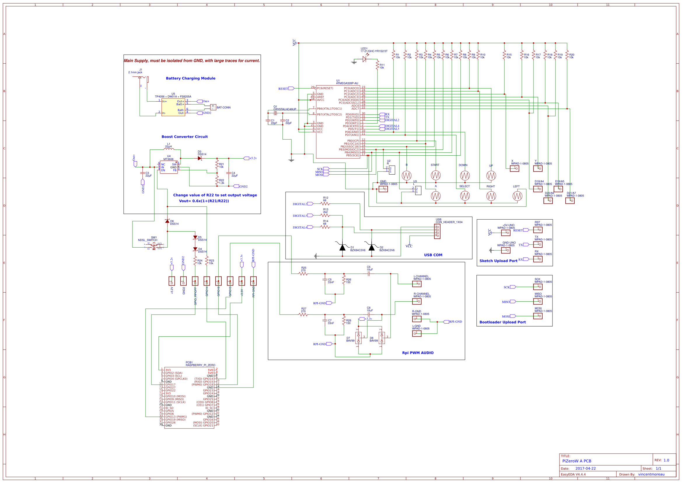 Universal USB HID GamePad/Keyboard EasyEDA open source hardware lab