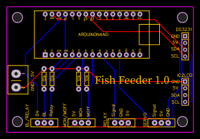 Fish Feeder - EasyEDA open source hardware lab