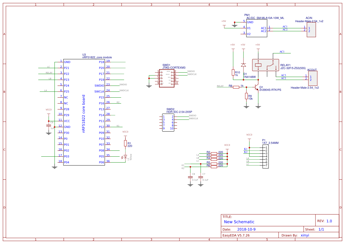 nrf8182_relay - EasyEDA open source hardware lab