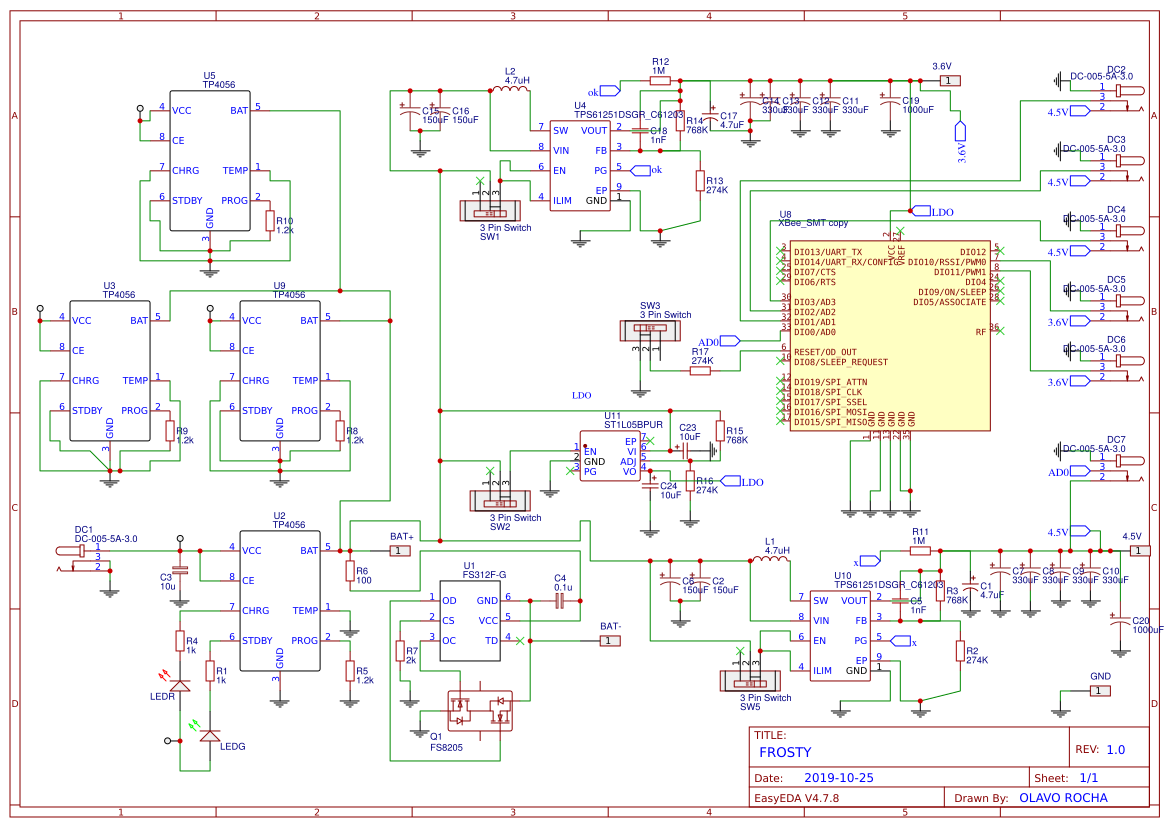 CR6842 Power Supply - EasyEDA