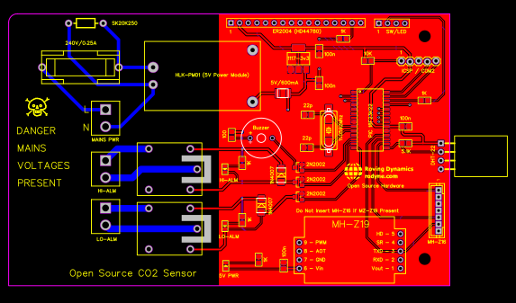 CO2 Detector - EasyEDA open source hardware lab